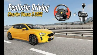 Realistic Drive with Ultra Graphics | Steering Wheel Gameplay | BeamNG