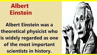 Learn English through Story ⭐ Level 3 – Albert Einstein– Graded Reader | Learning English Story