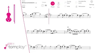 Titanic - My Heart Will Go On - Violin Sheet Music (Intermediate Level)