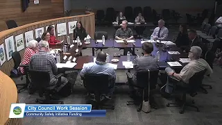 Eugene City Council Wednesday Work Session: May 8, 2019