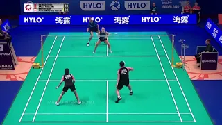 Rinov Rivaldy - Pitha Haningtyas vs Mathias Thyrri - Amalie Magelund - Hylo Open 2022 - quarterfinal