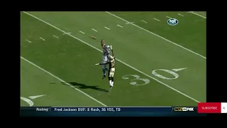 Cam Newton throws it up to Steve Smith Sr. for a insane catch and touchdown!!! Nice play!!!!