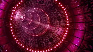 [4K] LED Tube Tunnel - Looping Visuals