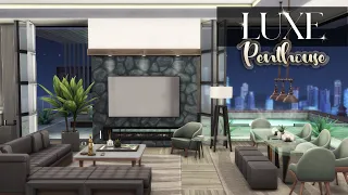 LUXE BACHELOR PENTHOUSE [NO CC] || The Sims 4: Speed Build