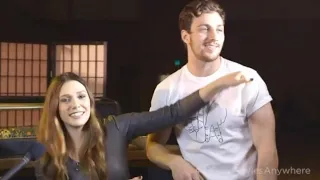 Elizabeth Olsen and Aaron Taylor Johnson - Marvel meets Modern Family