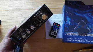 Bluetooth BT 298A Stereo Audio Amplifier 300watts | Unboxing | Testing | Sound Check