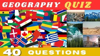 GEOGRAPHY QUIZ 🏔️| 40 question and answer about countries, continents, landscapes and more
