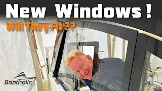New WINDOWS on our Boat RESTORATION Project - EP.81