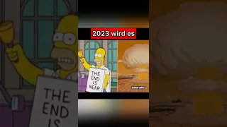 Erschreckende Simpsons Vorhersagen 2023 Teil 2 #shorts #simpsons