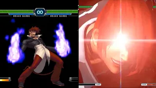 king of fighter XIII vs. XIV Climax/Neomax Comparison