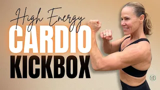 25 MIN High Energy Cardio Kickbox | Fat Burn Workout
