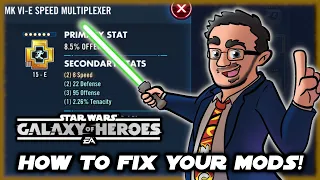 Step by Step Instructions to FIX YOUR MODS in Star Wars Galaxy of Heroes!