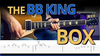 Using only The MINOR BB KING BOX To create a BLUES Solo! // with TABS