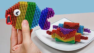 Yummy Colorful Dessert Recipe🌈| Magnet Stop Motion Cooking ASMR