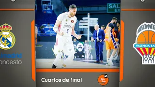 Real Madrid - Valencia Basket (85-74) RESUMEN | Copa del Rey Madrid 2021