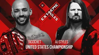 FULL MATCH - Ricochet vs. AJ Styles – United States Championship Match: WWE Extreme Rules 2019