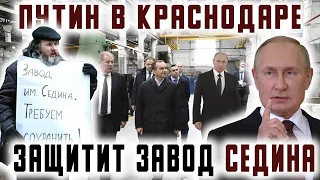 Президент в Краснодаре защитит завод Седина.
