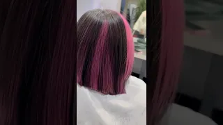 Pink and magenta.#hair #hairtutorial #haircolor #haircolour #染髮