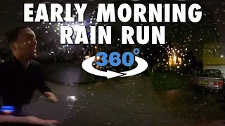 EARLY MORNING RAIN RUN (360° VR VIDEO)