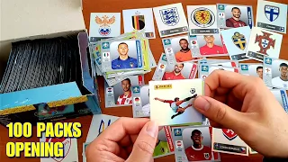 OPENING of 100 PACKS!! 500 STICKERS! | Panini Euro 2020 Sticker Album Pearl Edition