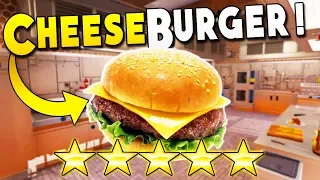 Cheeseburger So Good I Had to Redecorate the Kitchen : Cooking Simulator Gameplay