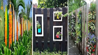 30+ Beautiful Garden Fence Decorating Ideas To Follow | garden ideas