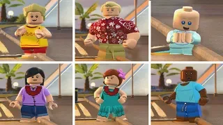 LEGO The Incredibles - Parr Family Pack Gameplay (All Characters)