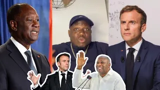 URGENT EMMANUEL MACRON ET ALASSANE OUATARA