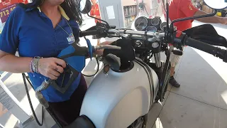 Segunda média de consumo de gasolina , Himalayan 411 .