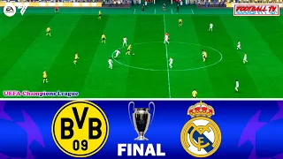 Borussia Dortmund vs Real Madrid - UEFA Champions League 2024 Final | EA FC 24 Gameplay PC