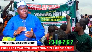 HURRAY! FINALLY U.N TO DECLARE YORUBANATION BY DECEMBER THIS YEAR!! CONGRATULATIONS TO ALL YORUBAS!!