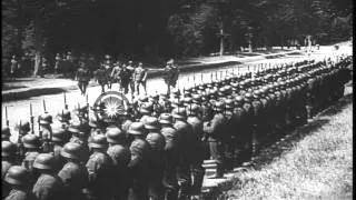 German troops in Paris,  Adolf Hitler at the Eiffel Tower and the French and the ...HD Stock Footage