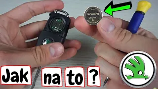 Škoda Octavia 1, 2, 3: Výměna BATERIE V KLÍČI🔑Jak postupovat a otevřít krytku autoklíče? {NÁVOD}