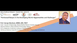 Peritoneal Dialysis in the Developing World: Opportunities and Challenges : Dr. Georgi Abraham