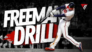 Freddie Freeman Hitting Drill | Baseball Hitting Drills & Tips | MLB Hitter Routines