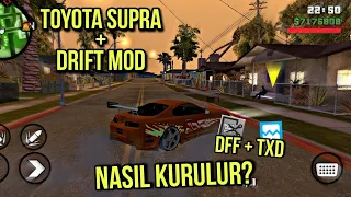 Gta SA brian Supra + drift mod - Android Kurulum