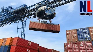 Amazing Giant Container Loading Process With Modern Machines And Skillful Workers