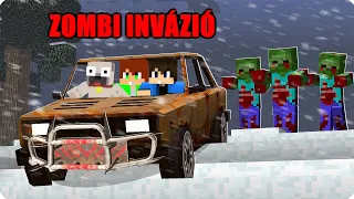 LEROBBANT A KOCSINK A ZOMBI APOKALIPSZISBAN A MINECRAFTBAN!