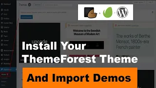 How To Install WordPress Premium Themes 2022 | Themeforest Theme Installation and Demo Import