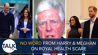 “Stony SILENCE” No Word From Prince Harry And Meghan On Double Royal Health Scare