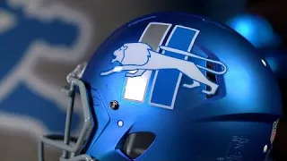 Detroit Lions helmet history