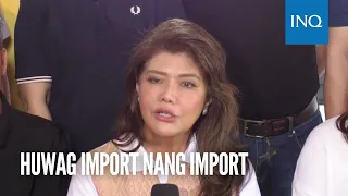 Presidential sister Sen. Imee Marcos, sinabing ubusin muna mga lokal na produkto | Jan Escosio