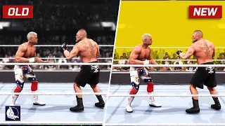 25 new move VARIATIONS just added to WWE 2K24