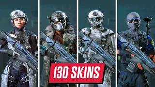 ALL Battlefield 2042 Specialists Skins In-Game | 130 Skins (4K Ultra Graphics)