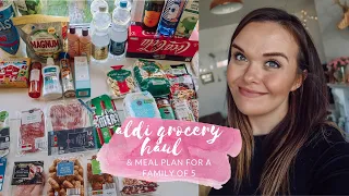 ALDI GROCERY HAUL & MEAL PLAN/IDEAS - FAMILY OF 5 - APRIL 2020