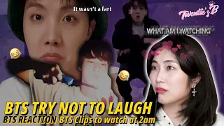 BTS(방탄소년단)-  BTS clips to watch at 2am (try not to laugh) reaction 💜😂💀💀#방탄소년단 #BTS