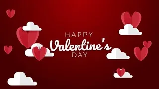 4K Animated Motion Graphic Video Stock | Happy Valentines Day Looping Background in 4K by Under21