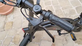 Bicicletta Elettrica DYU D3F E-Bike 14" Autonomia 40/50KM Velocità 25Kmh