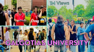 Galgotias University ma Azar na Kya Kamal  students girls & boys reaction @azarfitnessseries 🇮🇳ind