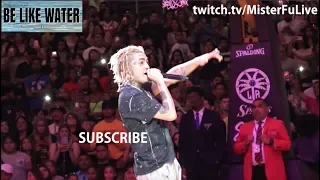 Lil Pump performs HALFTIME Ace Family Charity Basketball